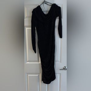 Rachel Roy ruched metallic dress